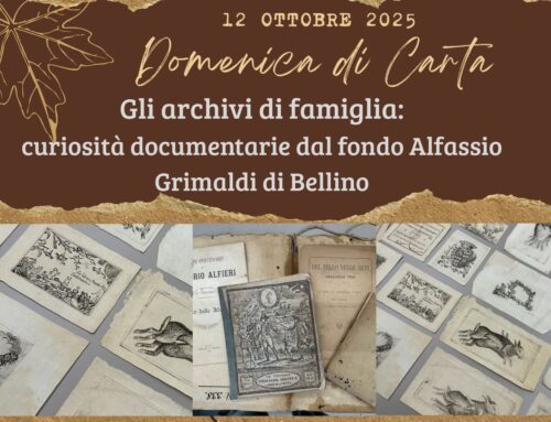 Domeniche di Carta 2025: 12 Ottobre dalle ore 9:00 alle 13:00